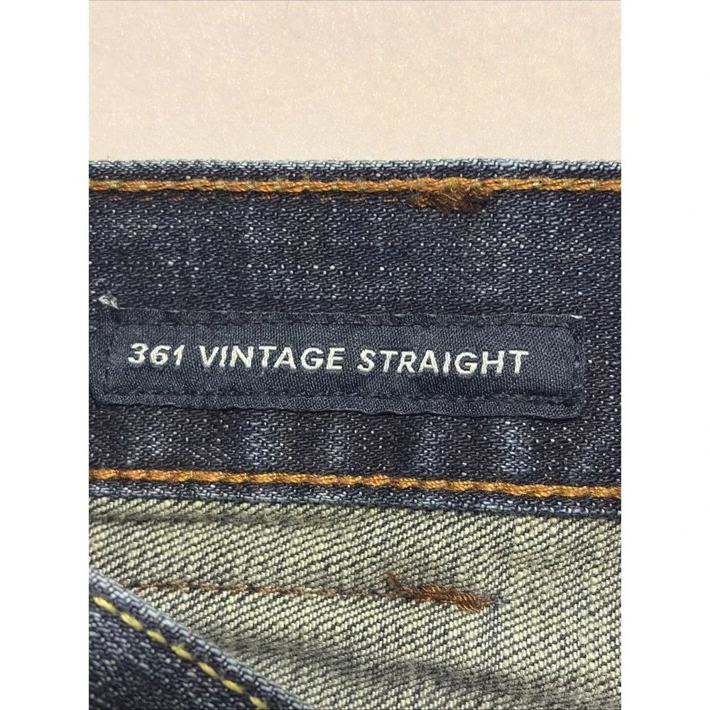 Lucky Brand Jeans Mens 38x30 (Actual 38x25)‎ Blue 361 Vintage Straight Leg